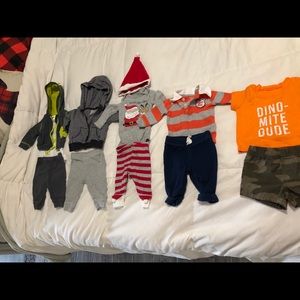 Newborn baby boy outfit sets (sold as a bundle)